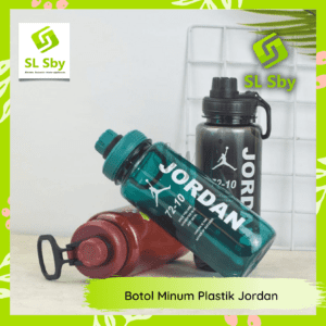 BOTOL MINUM PLASTIK JORDAN 500 ML - DESAIN TRENDY & PRAKTIS
