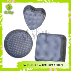 CAKE MOULD 3 SHAPE