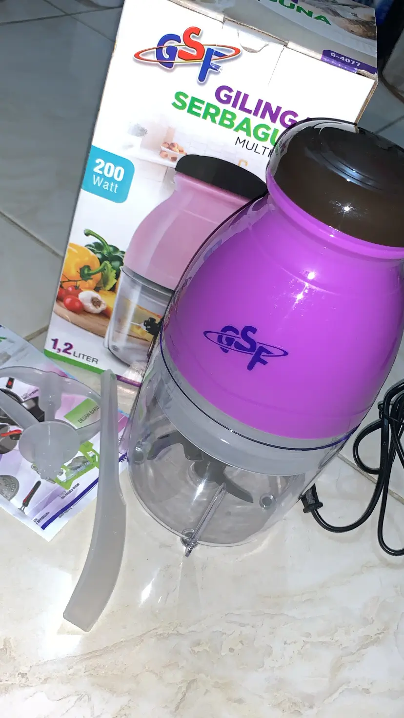 BLENDER MINI MULTIFUNGSI GSF MONO 1 PLASTIK G-4077 photo review