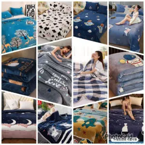 SELIMUT KARAKTER LUCU UKURAN 140 X 200 CM UNTUK KENYAMANAN TIDUR ANAK
