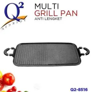 MULTIGRILL PAN Q2 8516 - PENGGANGGANG MULTIFUNGSI UNTUK MEMASAK PRAKTIS DAN SEHAT