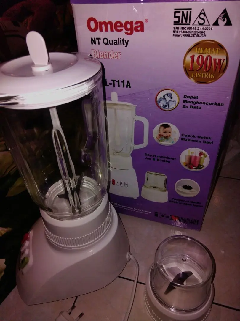 Blender National Omega BL-T11A - Blender Serbaguna dengan Efisiensi Tinggi photo review