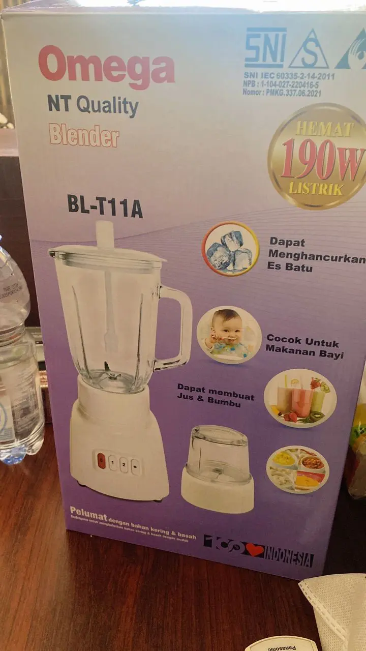 Blender National Omega BL-T11A - Blender Serbaguna dengan Efisiensi Tinggi photo review