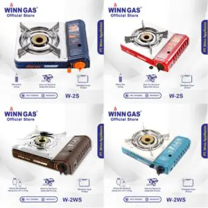 KOMPOR GAS PORTABLE WINN GAS W2S KOMPAK MUDAH DIBAWA UNTUK CAMPING DAN TRAVEL