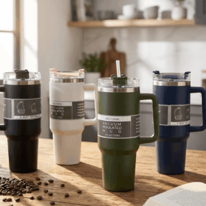 TUMBLER STAINLESS JUMBO 1,2 L DENGAN TUTUP TRANSPARAN