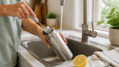 Cara menghilangkan bau botol minum yang masih bau meskipun sudah dicuci